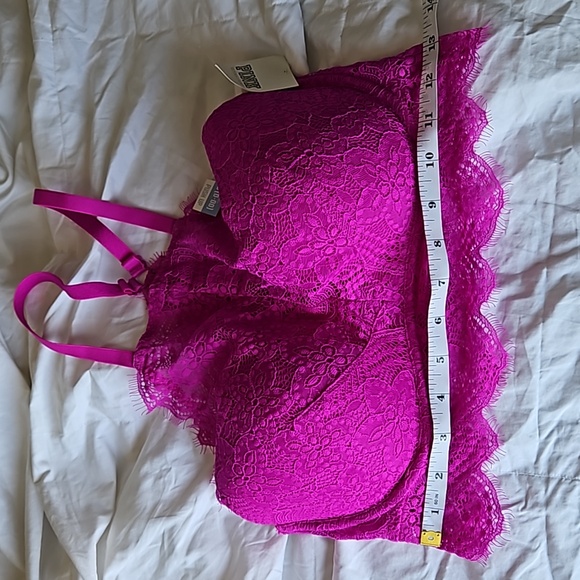 NWT PINK Victoria's Secret Push Up Racer back Bralette - Picture 12 of 13